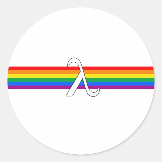 Gay Pride-activisme Ronde Sticker (Voorkant)