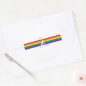 Gay Pride-activisme Ronde Sticker (Envelop)