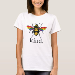 Gay Pride Bee Kind T-shirt