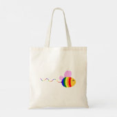 Gay Pride Bee Tote Bag (Achterkant)