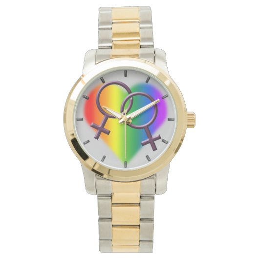Gay Pride Bekijk uit dezelfde groep als ik hou van Horloge (Voorkant)