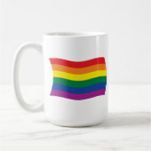 Gay Pride Beweging Vlag Mok (Links)