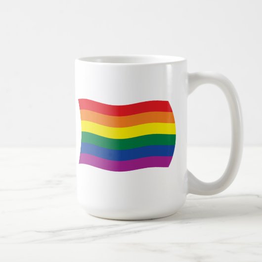 Gay Pride Beweging Vlag Mok (Rechts)