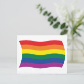 Gay Pride Beweging Vlag Postkaart (Staand voorkant)