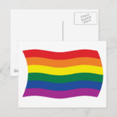 Gay Pride Beweging Vlag Postkaart (Voorkant / Achterkant)