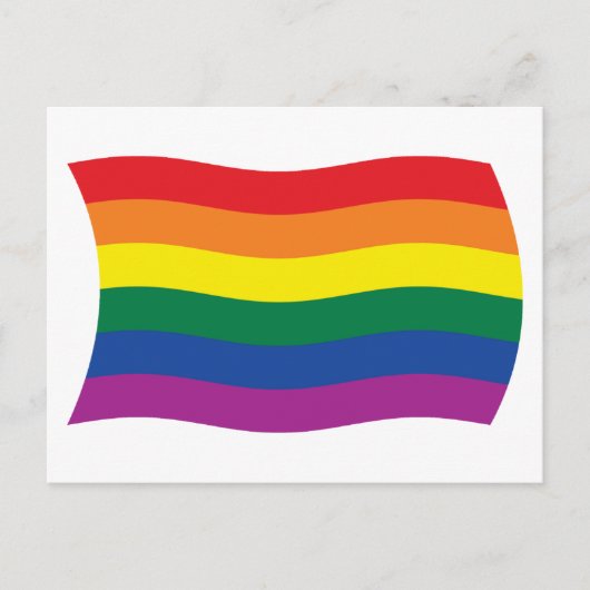 Gay Pride Beweging Vlag Postkaart (Voorkant)