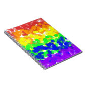 Gay Pride Bokeh Flag Notitieboek (Rechterzijde)