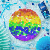 Gay Pride Bokeh Flag papier bord (Feest)