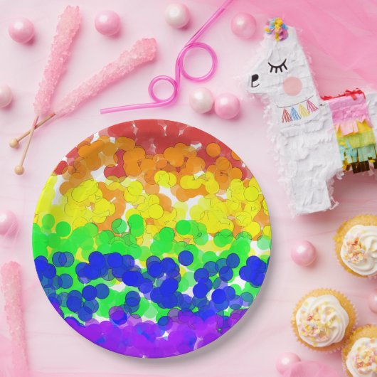 Gay Pride Bokeh Flag papier bord (Feest)