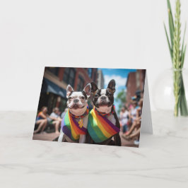 Gay Pride Boston Terriers Kaart