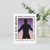 Gay Pride Briefkaart (Staand voorkant)