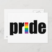 Gay Pride Briefkaart (Voorkant / Achterkant)