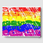 Gay Pride bruiloft Gastenboek (Achterkant)