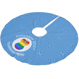 Gay Pride Bruine Engel Chanoeka Vlag Gepersonalise Kerstboom Rok