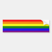 Gay Pride Bumpersticker (Voorkant)
