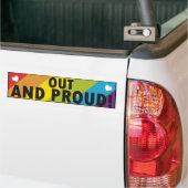 Gay Pride Bumpersticker (Op Truck)