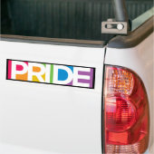 Gay Pride Bumpersticker (Op Truck)