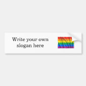 Gay Pride Bumpersticker (Voorkant)
