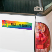 Gay Pride Bumpersticker Same-Sex Love Stickers (Op Truck)