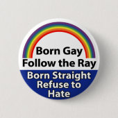 GAY PRIDE BUTTON 6 (Voorkant)