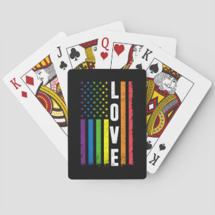 Gay Pride-cadeaus voor mannen en vrouwen LGBT Rege Pokerkaarten
