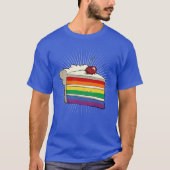 Gay Pride Cake T-shirt (Voorkant)