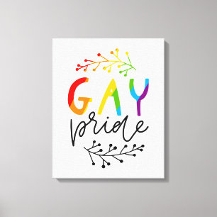 Gay Pride Canvas Afdruk