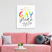 Gay Pride Canvas Afdruk (Insitu (Woonkamer))