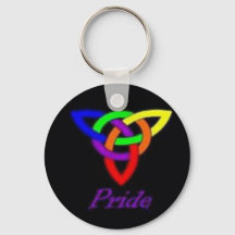 Gay Pride Celtic Knot Sleutelhanger