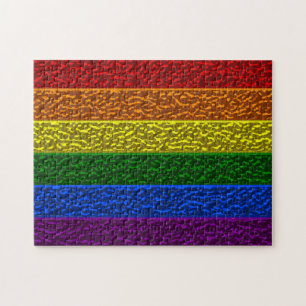 Gay Pride Chrome Flag Legpuzzel