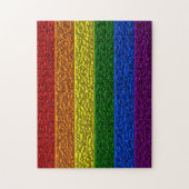 Gay Pride Chrome Flag Legpuzzel (Verticaal)