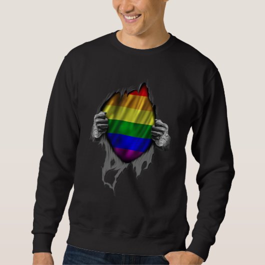 Gay Pride Clothing LGBT Rainbow Flag LGBT Pride Trui (Voorkant)
