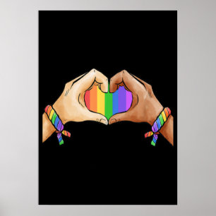 Gay Pride Clothing LGBT Rainbow Flag Pride Month Poster