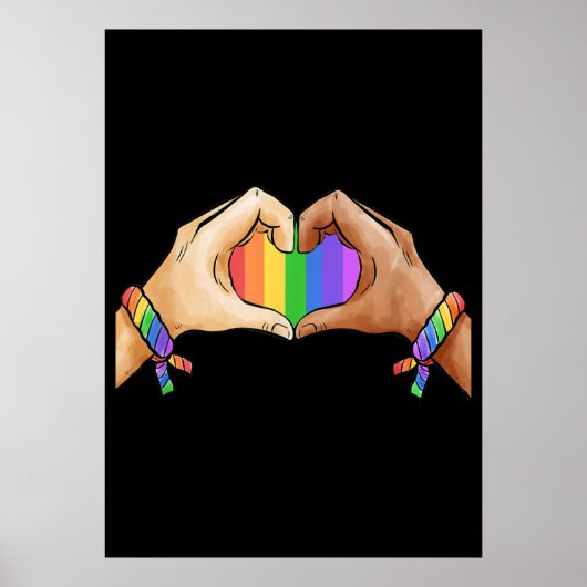 Gay Pride Clothing LGBT Rainbow Flag Pride Month Poster (Voorkant)