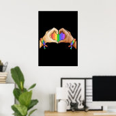 Gay Pride Clothing LGBT Rainbow Flag Pride Month Poster (Thuiskantoor)