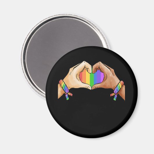 Gay ?Pride Clothing Lgbt Rainbow Magneet (Voorkant / Achterkant)