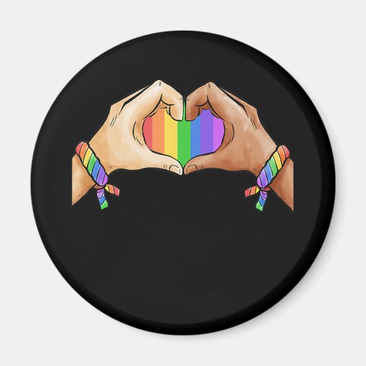 Gay ?Pride Clothing Lgbt Rainbow Magneet (Voorkant)