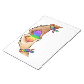 Gay ?Pride Clothing Lgbt Rainbow Notitieblok (Schuin)