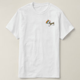 Gay Pride Corgi T-shirt