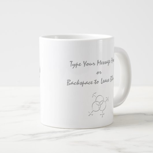 Gay Pride Cups Mok Custom Same-Sex Love Mok (Voorkant rechts)