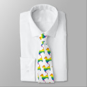 Gay Pride Dachshund/Wiener Stropdas (Gebonden)