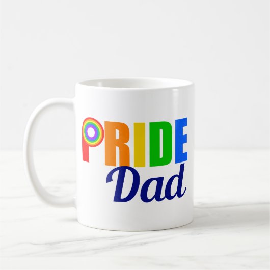 Gay Pride Dad Koffiemok (Links)
