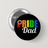 Gay Pride Dad LGBTQ Vaderdag Ronde Button 5,7 Cm (Voorkant /achterkant)