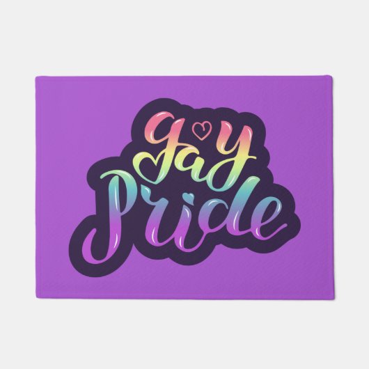 Gay Pride Deurmat (Voorkant)
