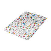 Gay Pride Doodle Pattern Badmat (Gekanteld)