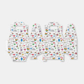 Gay Pride Doodle Pattern Bedankdoosjes (Uitgevouwen)