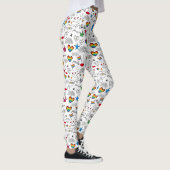 Gay Pride Doodle Pattern Leggings (Rechts)
