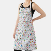 Gay Pride Doodle Pattern Schort (Insitu)