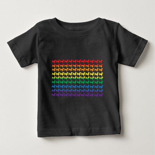 Gay Pride Doxie Flag (Voorkant)
