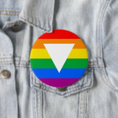 Gay Pride Driehoeksontwerp Ronde Button 4,0 Cm (In situ)
